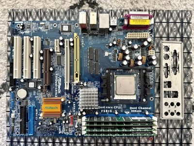 Asrock 939 Dual-Sata2 - S939 - Opteron 165 @2.6 GHz - 2GB DDR400 - AGP - PCIe