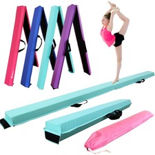 MARFULA 6 FT / 8 FT / 9 FT / 10 FT Folding Gymnastic Balance Beam for Kids wi...