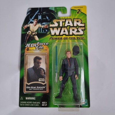 STAR WARS Power of the Jedi PotJ OBI WAN KENOBI (Jedi Training Gear) MOC Hasbro