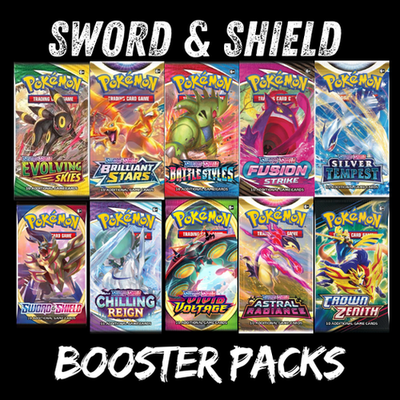 Pokemon TCG SWORD & SHIELD | Choose Your Booster Pack | New Sealed Packs
