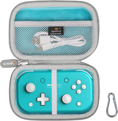 Blue Hard Travel Storage Case, for 8Bitdo Lite 2 Bluetooth Gamepad and Accessori