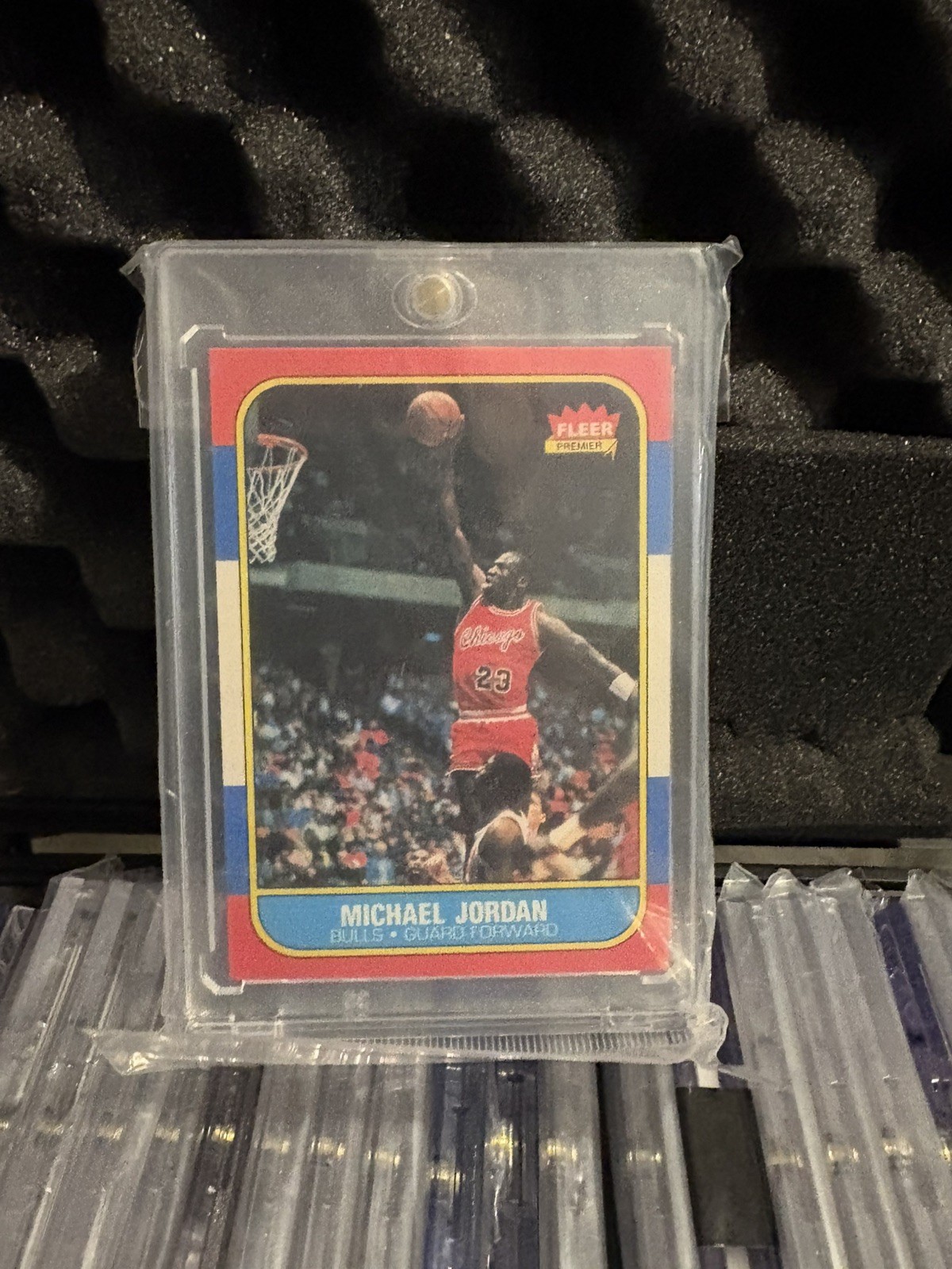 1986 Fleer Michael Jordan Rookie Card #57 – RAW – Ungraded