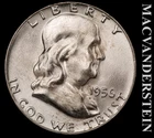 1956 Franklin Half Dollar - FBL - Choice Gem Brilliant Unc  Lustrous  #L4538