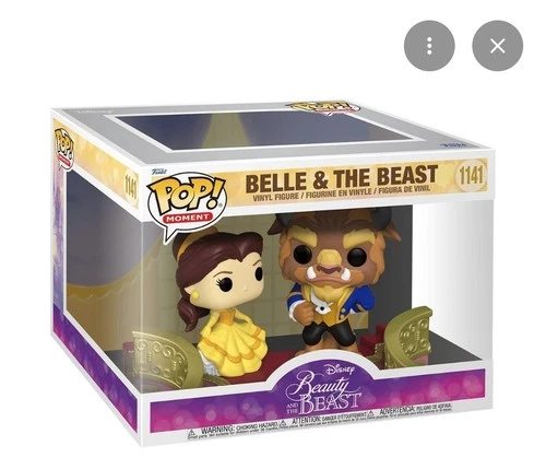 Funko Pop! Moment Belle & The Beast #1141 Vinyl Figure Disney Beauty and the Be…