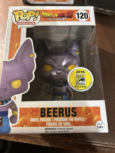 Funko Pop! Dragon Ball Z #120 - Metallic Beerus SDCC 2016