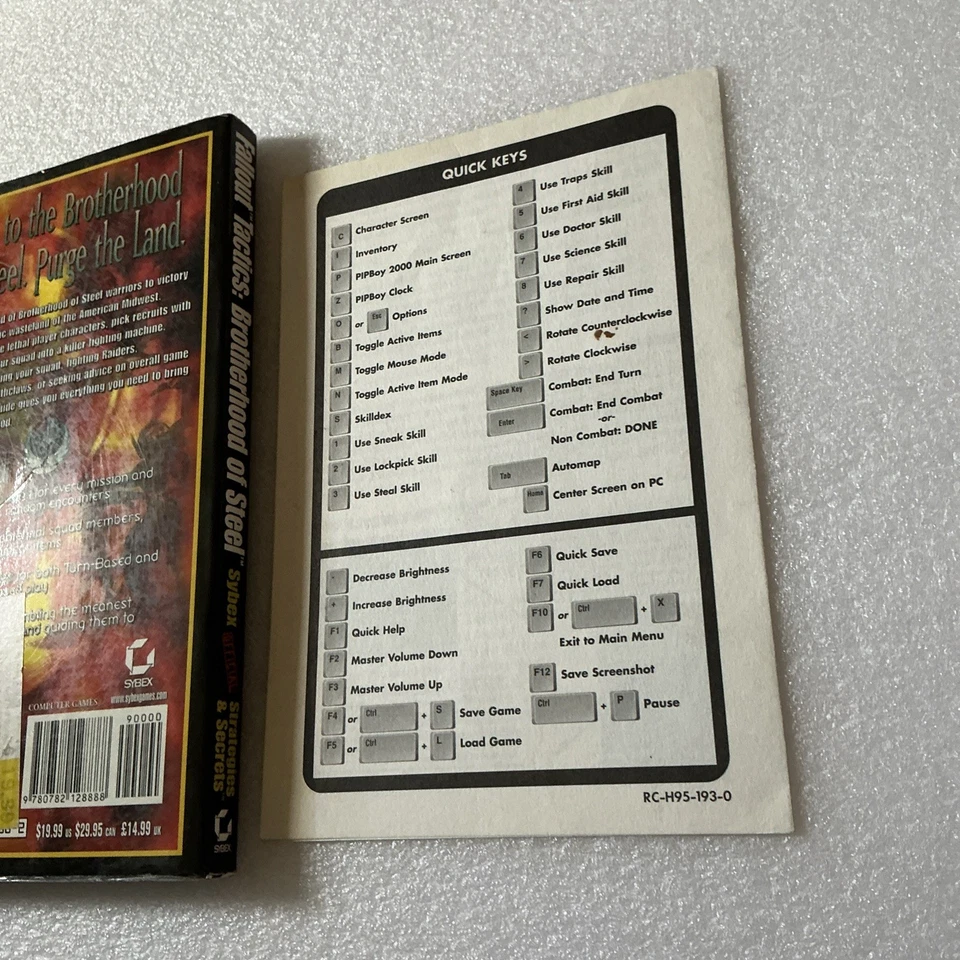 Fallout Tactics Strategies & Secrets Official Sybex Clue Book Hint Guide+Insert - Image 3 of 4