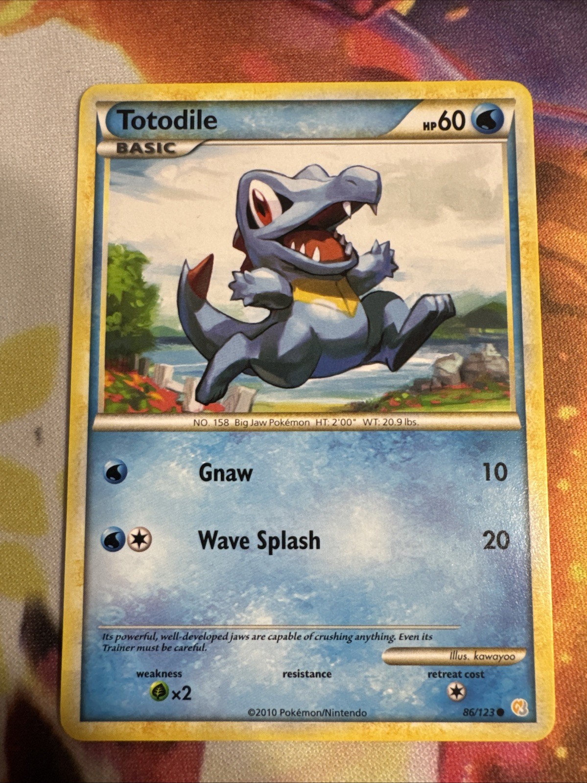 Totodile 86/123 HeartGold & SoulSilver - Pokemon NM (Common)