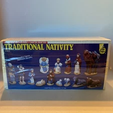 Wee Crafts Nativity Set 14 PC Kit #21205 Christmas Sealed New