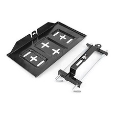 Battery Tray Clamp, Universal Metal Storage Battery Holder Tray Mount Hold 27cm