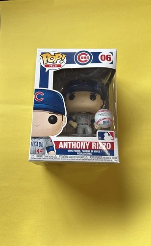 Funko POP! Baseball MLB Chicago Cubs ANTHONY RIZZO #06 with Box Protector