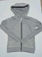 Lululemon Scuba Hoodie Sweater Women's Sz 8- 10 Gray Full Zip Thumb Hole