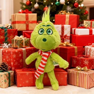 How the Grinch Stole Christmas 32cm Scarf Grinch Plüsch Spielzeug Gefüllte Puppe