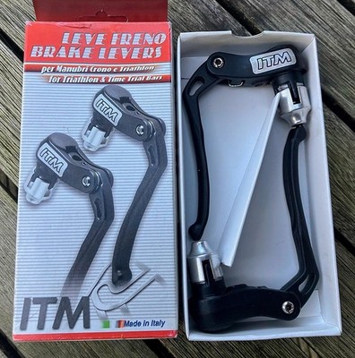 ITM Bremshebel Triathlon schwarz für Aerolenker