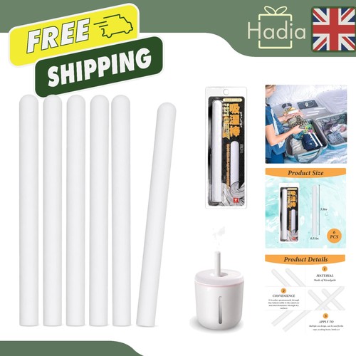 Diatomite Moisture Absorbing Stick Set, 6 Pcs for Effective Humidity Control