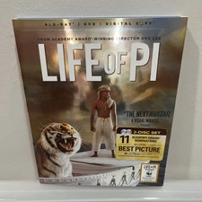 Life of Pi (Blu-ray/DVD, 2013, 2-Disc Set, Includes Digital Copy UltraViolet)