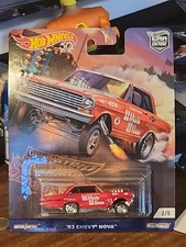 Hot wheels 63 Chevy nova car Culture