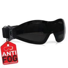 Bison Life Mirage Safety Goggles, High Durability, Anti-Scratch, UV, ANSI Z87.1