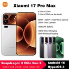 6.9" Xiaomi 17 Pro Max Mobile Phone Snapdragon 8 Elite Gen 5 Android 16 HyperOS