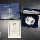 2010 Proof American Silver Eagle 1 oz .999 Original Box + COA