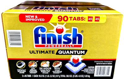 Finish Powerball Ultimate Quantum Dish Detergent Tabs 90 Count