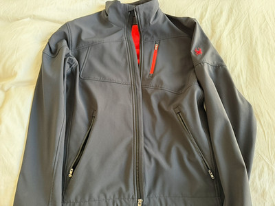 Spyder Men's Black Full Zip Softshell Jacket - Size L