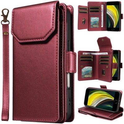 For Asus Zenfone 7/Zenfone 7 Pro 11Cards Slot Banknotes Wallet Protection Cover