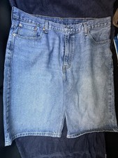 Levi's Men's 569 Loose Straight Jean Shorts Blue Medium Wash Men s Size 40