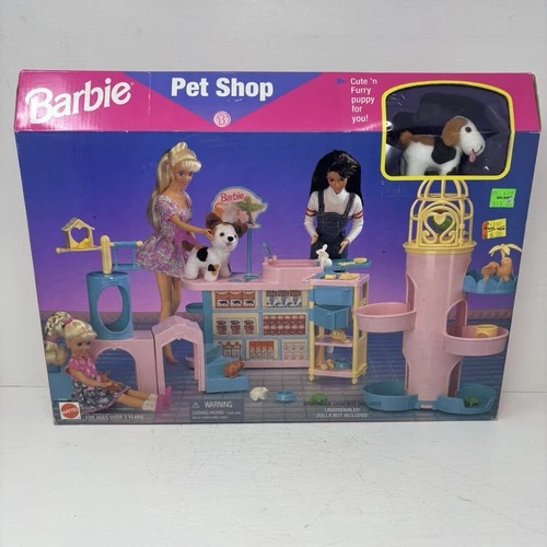 Vintage Barbie Pet Shop Play Set Mattel 67550 NEW 1996
