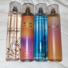 Bath  Body Works Lot of 4 Discontinued Fragrances 8 Oz Body Spray