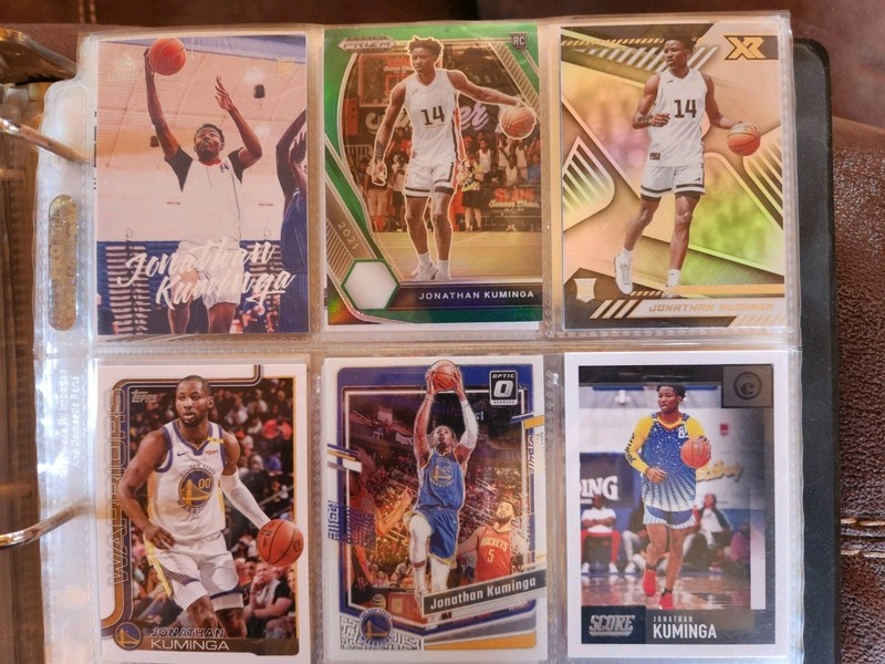 Jonathan Kuminga 6 Basketball Card Lot! Atlanta Hawks 4 Rookie Cards!