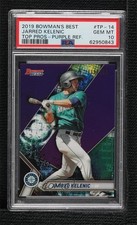 2019 Bowman's Best Top Prospects Purple Refractor Jarred Kelenic PSA 10 03lu