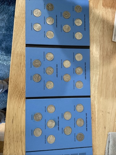 Whitman Washington Statehood Quarters 1999-2001 Coin Folder Album Book #9697