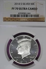 2014 S NGC PF70 ULTRA CAMEO KENNEDY SILVER DOLLAR #B51527