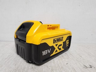 DEWALT DCB184 XE 18V 5.0AH XR LI ION CORDLESS SLIDE BATTERY RRP$129