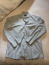 BOSS By Hugo Boss Sharp Fit Green Long Sleeve Dress Shirt Men  s Sz-15 1/2 32/33