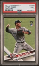2017 Topps Update 🔥AARON JUDGE🔥 RC Rookie #US166 PSA 9 🌟 Mint