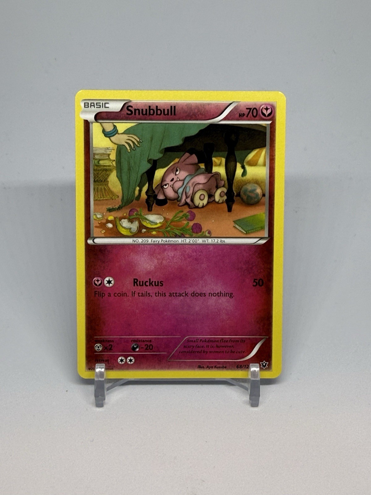 Pokemon TCG Snubbull XY Fates Collide 68/124 Regular Common Card LP-NM