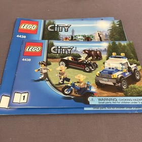 LEGO CITY: Robber's Hideout (4438) 90% Complete, With Manuals, No Mini figures
