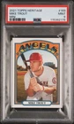 MIKE TROUT 2021 TOPPS HERITAGE MINI CARD #10/100 PSA MINT 9!