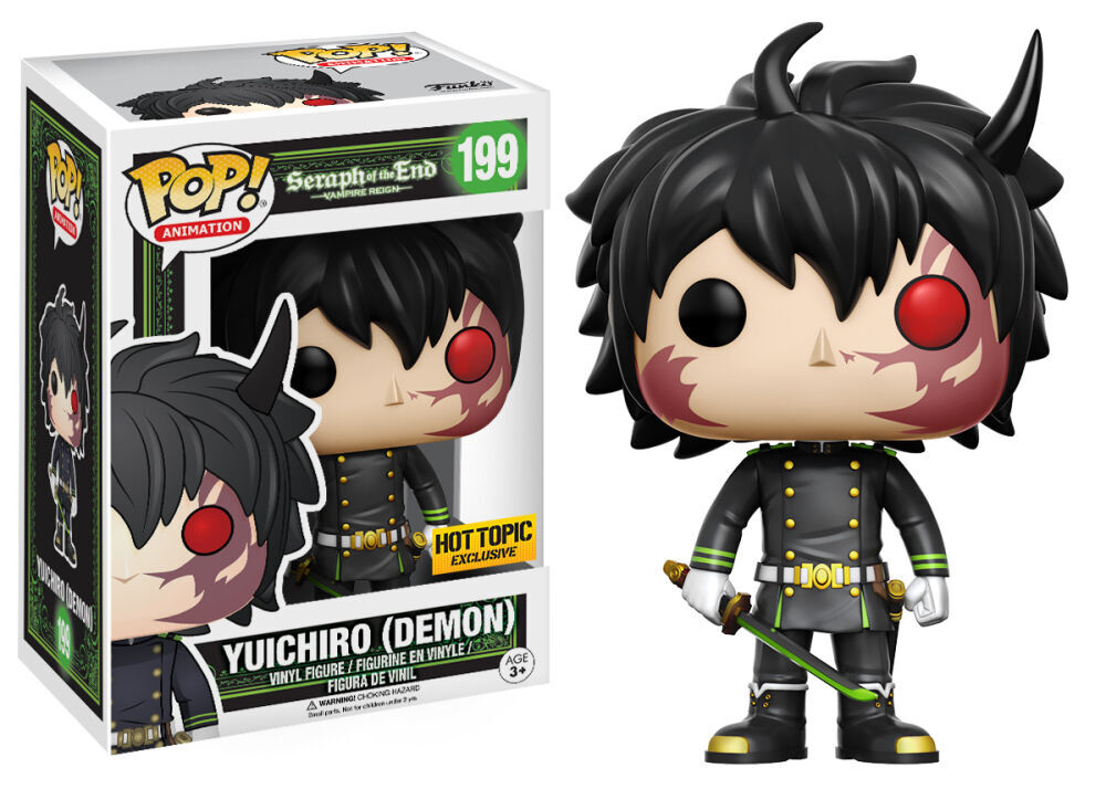 Funko POP! ANIMATION ユイチロウ（デーモン） 199 Funko Pop! Vinyl: Yuichiro - Hot Topic (Exclusive) #199 for