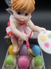 My Little Kitchen Fairies Easter Artist 2008 Painting Eggs Enesco Figurine Fairy