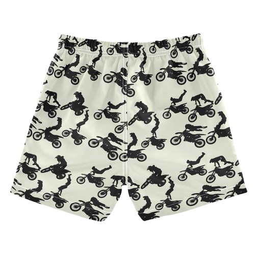 Boys' Board Shorts Motocross Riders Girls Swim Trunk Teens Beach Bathing Suit... - Picture 3 of 6