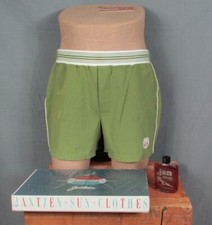 Vintage 1960s Jantzen Swimsuit w/Original Box Bathing Suit Tanning Sun Oil Beach