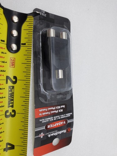 Radio Shack Y-Adapter RCA Female to Dual RCA Female - Picture 3 of 8