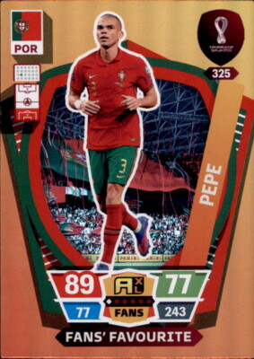 Adrenalyn XL WM 2022 Qatar Trading Card Nr 325 - Pepe Fans Favourite