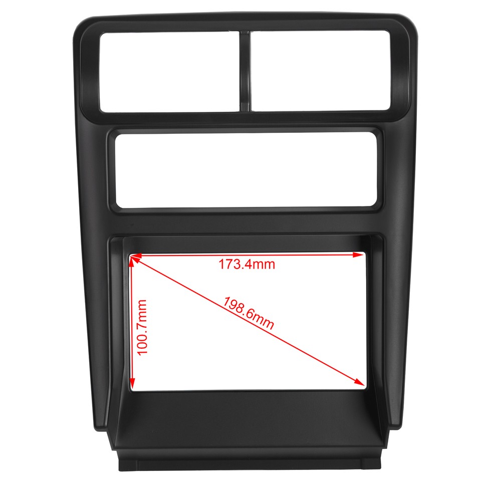 HECASA Replacement Dash Panel BAP10115 Double DIN Dash Kit For 1994-2002 Ford Mustang – Radio Bezel Installation Panel #95-5703B Ford Mustang Dash Kit - Foto 14