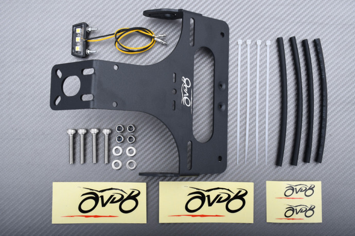 Support de plaque pour YAMAHA YZF R1 anti-vibrations avec éclairage inclus