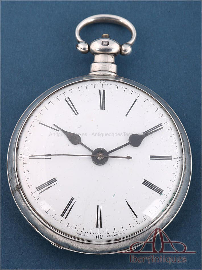 Antique English Duplex Pocket Watch for the Chinese Market