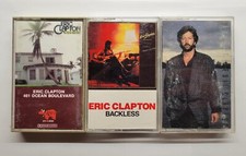 Eric Clapton Cassette Lot August Backless 461 Ocean Boulevard