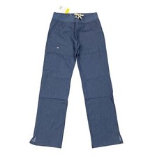 NWT Figs Technical Collection Kade Cargo Scrubs Pant Heather Denim XS